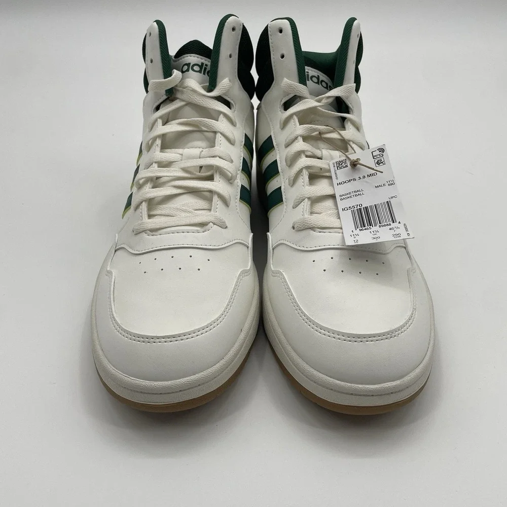 Adidas Hoops 3.0 Mid Mens 12 Athletic Shoe Sneakers Trainers Footwear IG5570